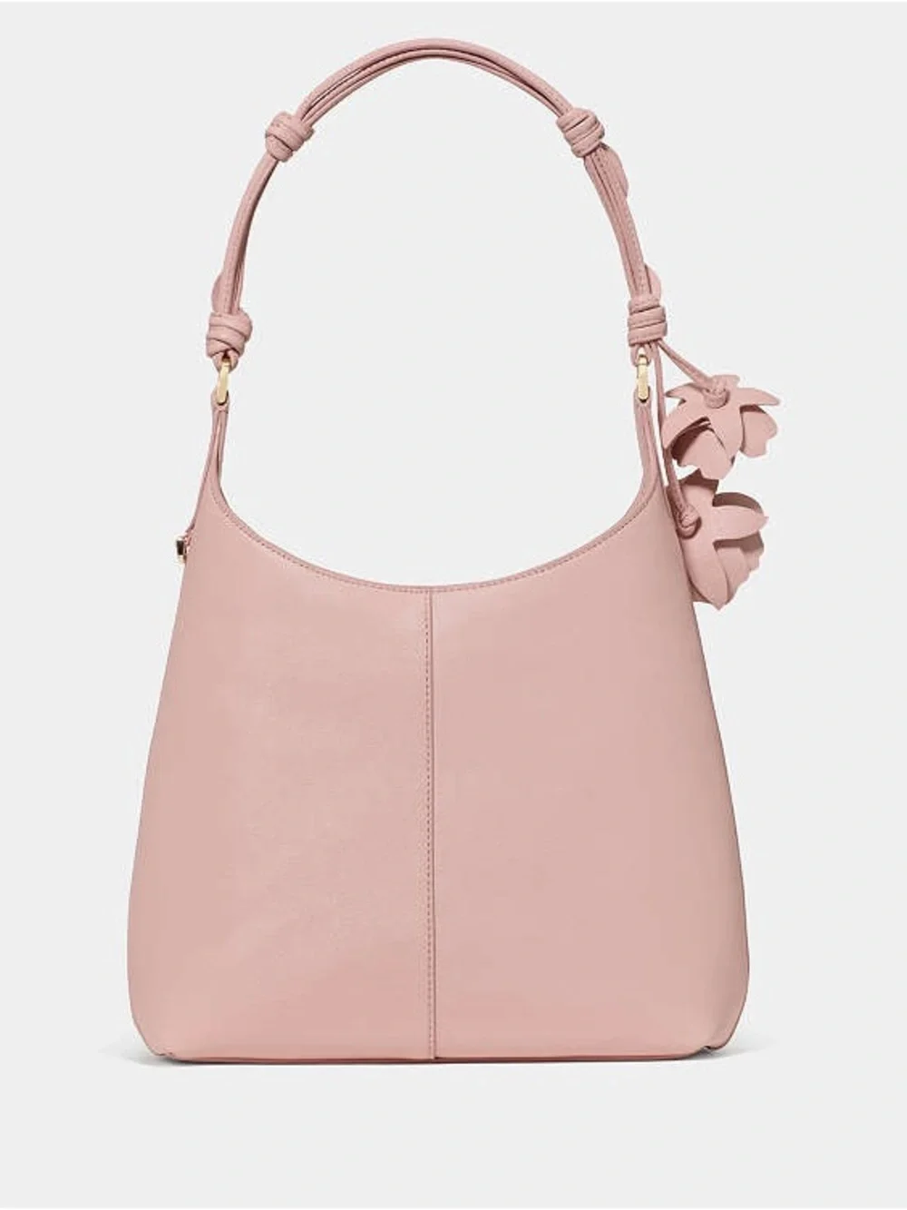 Kate Spade New York 454 Floral Handle Small Shoulder Bag Rose Smoke